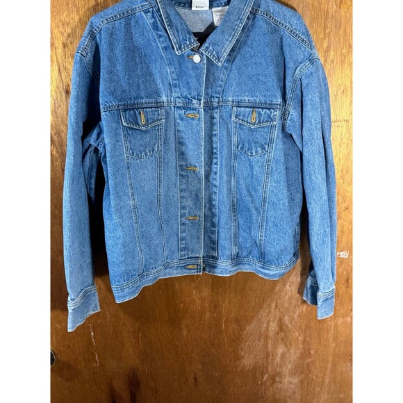 Vintage‎ Mickey Mouse American Flag Disney Catalog Denim Jacket Mens XL - Picture 3 of 9